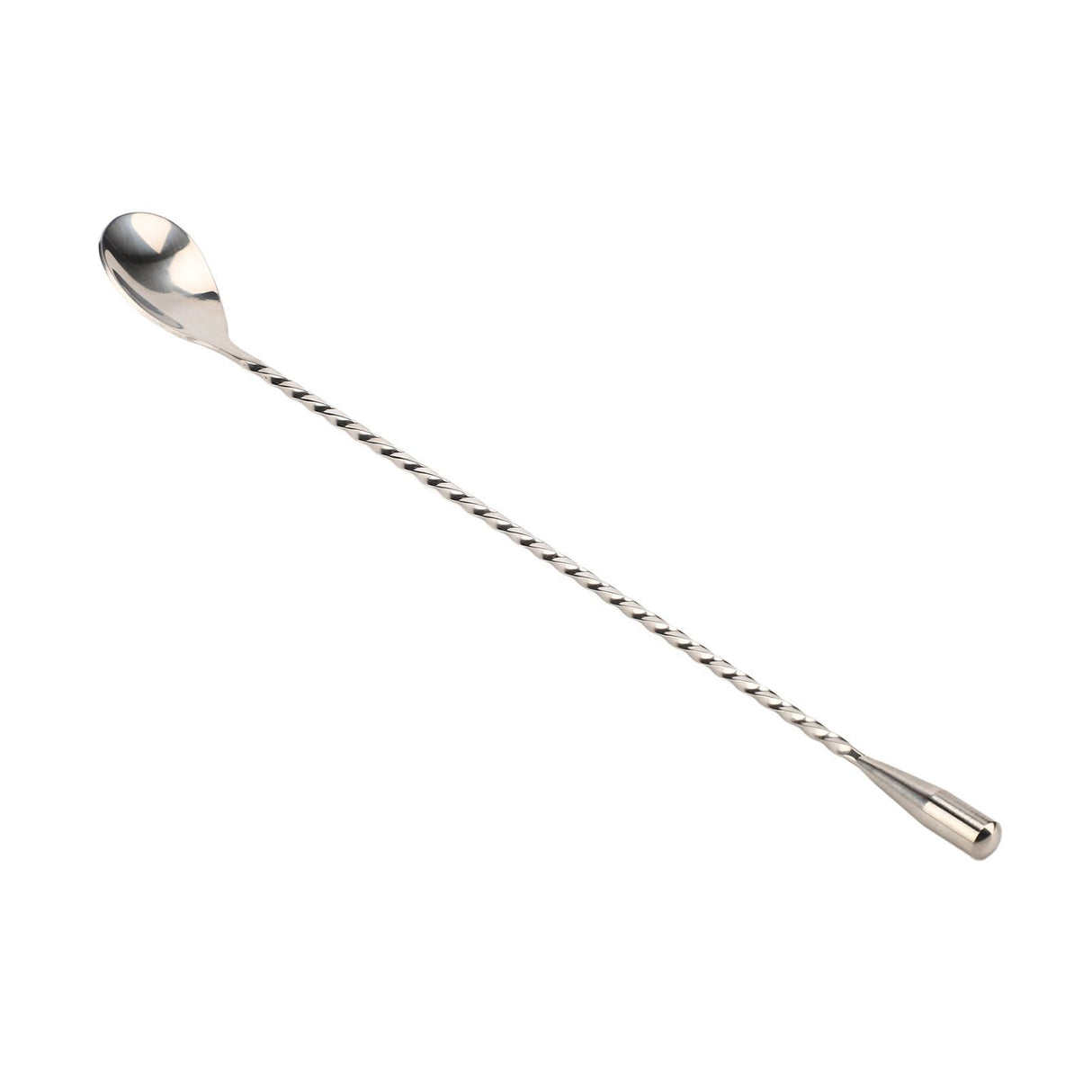 Cocktail Drink Swizzle Stick Fine Thread Stainless Steel Drink Stirrers with Long Handle for Home Bar Restaurant