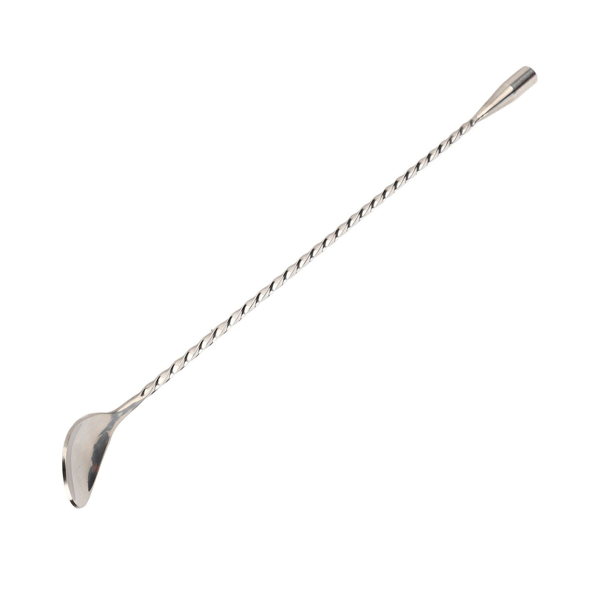 Cocktail Drink Swizzle Stick Fine Thread Stainless Steel Drink Stirrers with Long Handle for Home Bar Restaurant