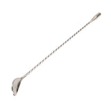 Cocktail Drink Swizzle Stick Fine Thread Stainless Steel Drink Stirrers with Long Handle for Home Bar Restaurant - Extra Image