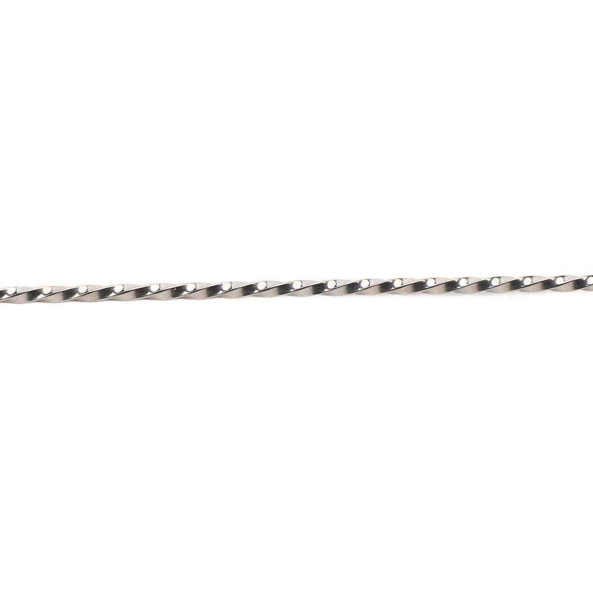 Cocktail Drink Swizzle Stick Fine Thread Stainless Steel Drink Stirrers with Long Handle for Home Bar Restaurant