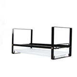 Kitchen Cabinet Storage Shelf Rack Bowls Dishes Plates Drainboard Holder Rustproof Nonslip for Counter Cupboard Pantry Black - Extra Image