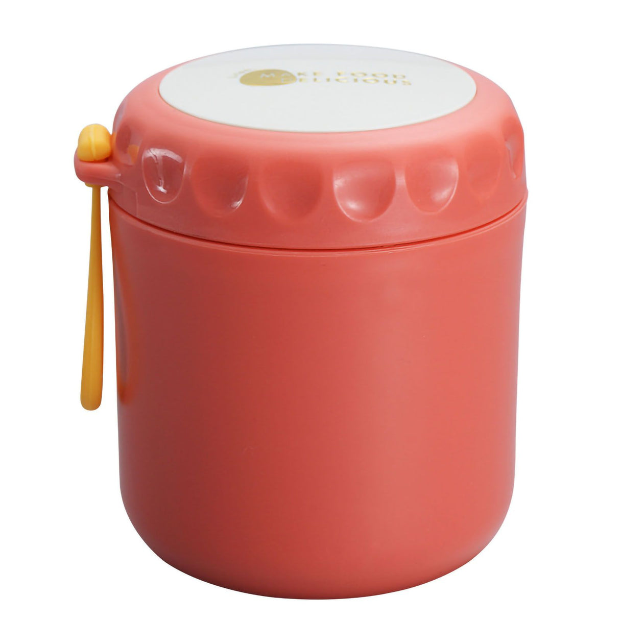 Thermal Insulated Food Jar Good Sealing Leakproof Food Grade Material Stainless Steel Soup Cup for Home Office School Stainless Steel Red