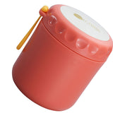 Thermal Insulated Food Jar Good Sealing Leakproof Food Grade Material Stainless Steel Soup Cup for Home Office School Stainless Steel Red