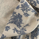 Picnic Blanket Three Dimensional Embossed Textile Printing Cotton Table Cloth for Picnic 100x70cm - Top-Down View
