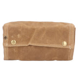 Spice Bottle Bag Foldable Portable Canvas Outdoor Seasoning Jar Holder for Camping Barbecue Picnic Khaki - Extra Image