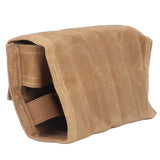 Spice Bottle Bag Foldable Portable Canvas Outdoor Seasoning Jar Holder for Camping Barbecue Picnic Khaki - Extra Image