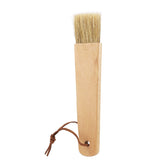 Coffee Grinder Cleaning Brush Soft Bristles Ergonomic Quick Cleaning Coffee Brush with Wooden Handle for Home Cafe Beech, Bristle