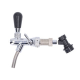 G5/8 Beer Tap 304 Stainless Steel Adjustable Beer Faucet Liquid Dispenser for Bar Restaurant Hotel Home