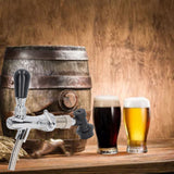 G5/8 Beer Tap 304 Stainless Steel Adjustable Beer Faucet Liquid Dispenser for Bar Restaurant Hotel Home