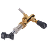 G5/8 Beer Faucet Brass Stainless Steel Beer Faucet Adjustable Beer Tap with Quick Connector