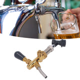 G5/8 Beer Faucet Brass Stainless Steel Beer Faucet Adjustable Beer Tap with Quick Connector - Extra Image