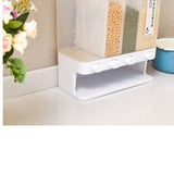 Storage Box Transparent Classification Press Button Removable Cover Storage Tanks for Kitchen - Close-Up Angle