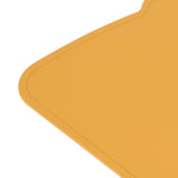 Silicone Placemat Thicken Heat Insulation Anti Slip Soft Elastic Silicone Bear Placemat for Home Hotel Restaurant Yellow - Extra Image