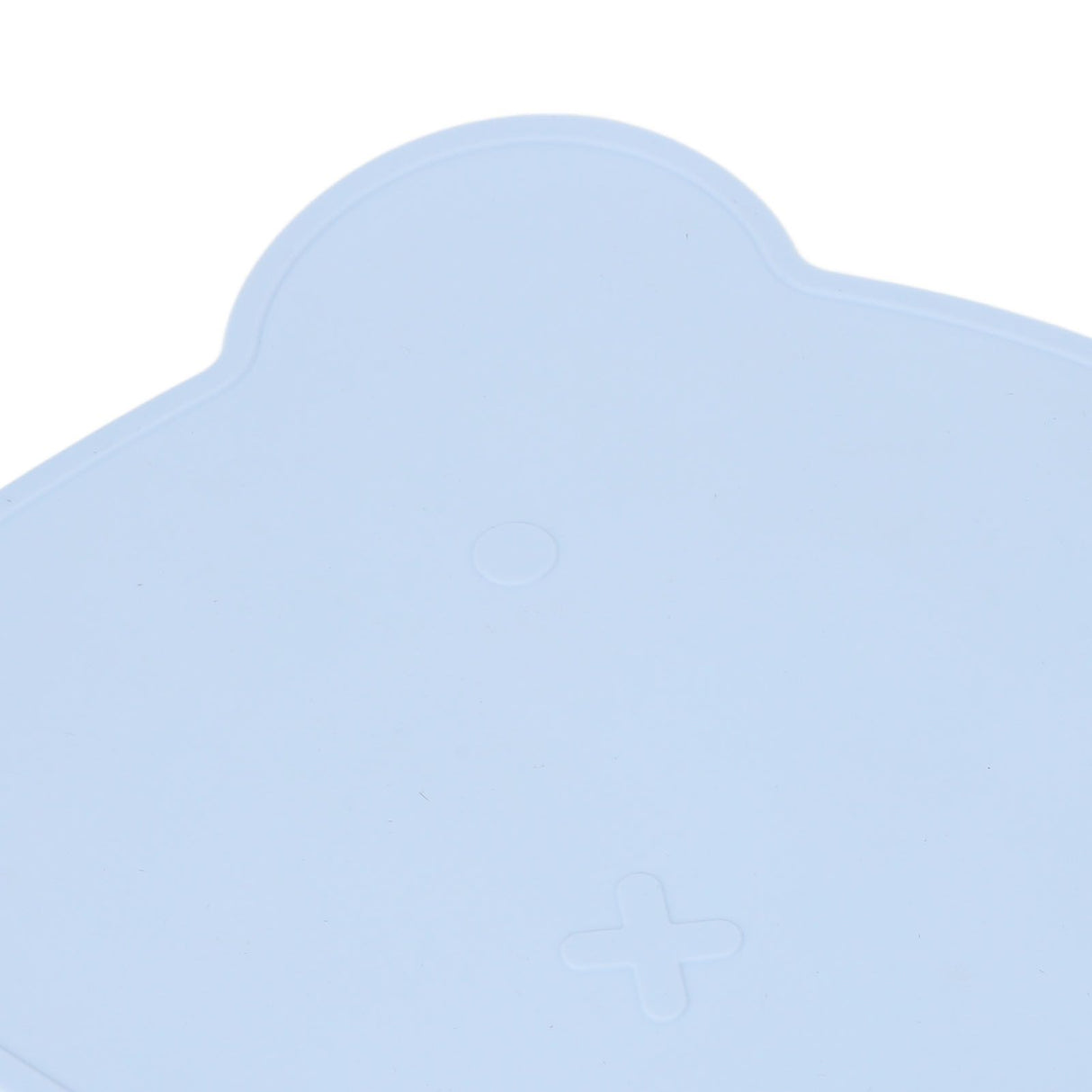Silicone Placemat Thicken Heat Insulation Anti Slip Soft Elastic Silicone Bear Placemat for Home Hotel Restaurant Blue