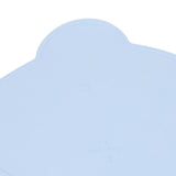 Silicone Placemat Thicken Heat Insulation Anti Slip Soft Elastic Silicone Bear Placemat for Home Hotel Restaurant Blue
