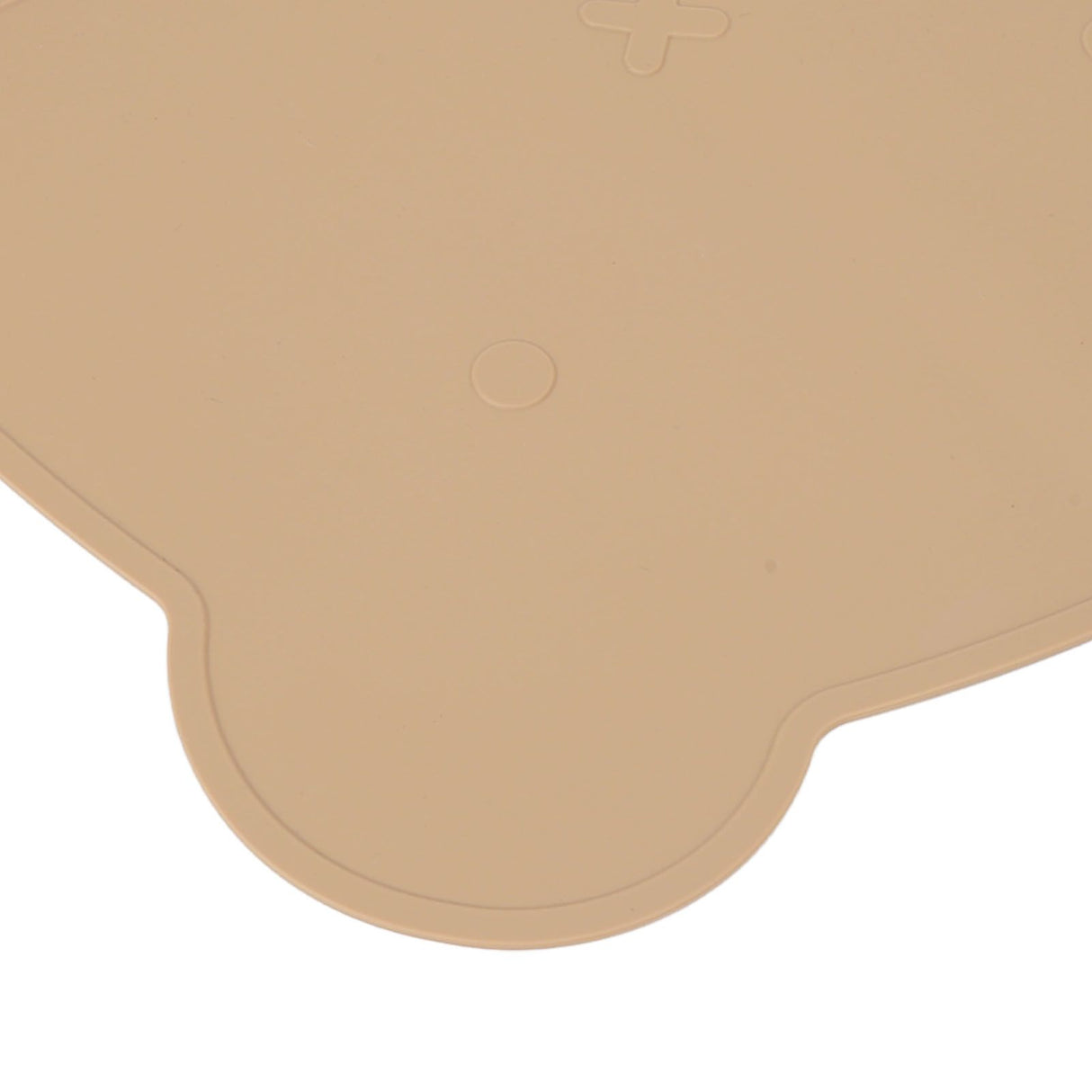 Silicone Placemat Thicken Heat Insulation Anti Slip Soft Elastic Silicone Bear Placemat for Home Hotel Restaurant Brown