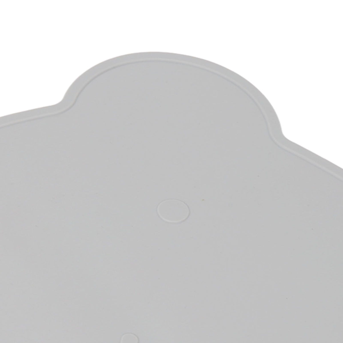 Silicone Placemat Thicken Heat Insulation Anti Slip Soft Elastic Silicone Bear Placemat for Home Hotel Restaurant Grey
