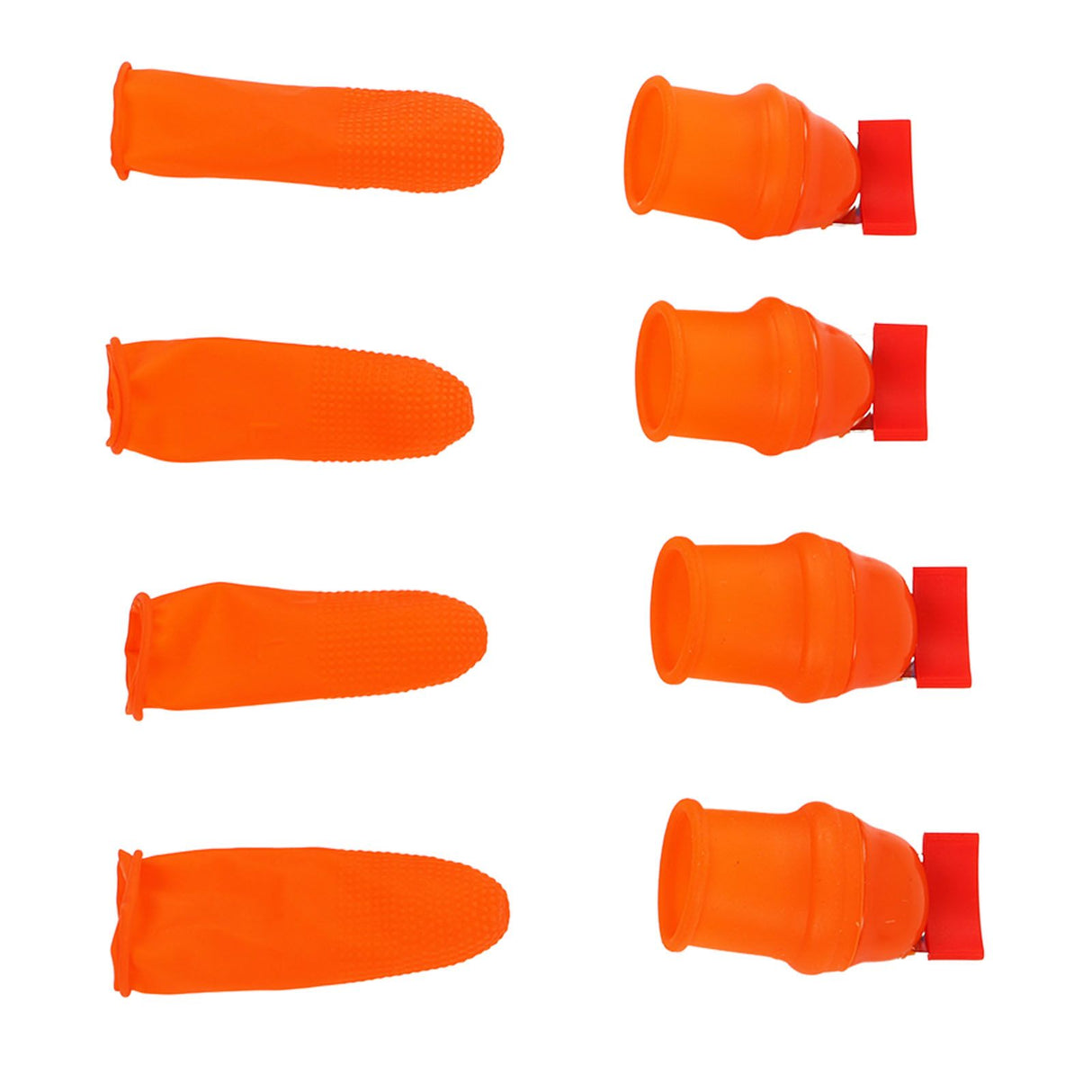 Silicone Thumb Knife Stainless Steel Thumb Knife Picker for Peel Pick Vegetables Pepper Beans Flat Knife