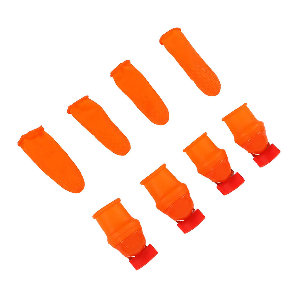 Silicone Thumb Knife Stainless Steel Thumb Knife Picker for Peel Pick Vegetables Pepper Beans Flat Knife