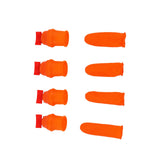Silicone Thumb Knife Stainless Steel Thumb Knife Picker for Peel Pick Vegetables Pepper Beans Flat Knife - Extra Image