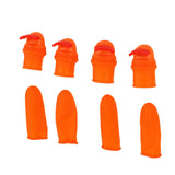 Silicone Thumb Knife Stainless Steel Thumb Knife Picker for Peel Pick Vegetables Pepper Beans Bent Knife