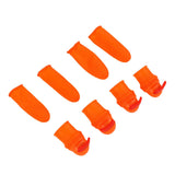 Silicone Thumb Knife Stainless Steel Thumb Knife Picker for Peel Pick Vegetables Pepper Beans Bent Knife