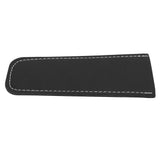 Pan Handle Cover PU Leather Anti Scald Hot Pot Holder Kitchen Cooking Accessories for Cast Iron Skillet Frying Pan Black - Rear View