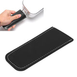 Pan Handle Cover PU Leather Anti Scald Hot Pot Holder Kitchen Cooking Accessories for Cast Iron Skillet Frying Pan Black - Extra Image