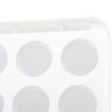 Egg Drawer Double Layer Transparent 32 Lattice Large Capacity Egg Storage Box for Refrigerator White - Extra Image