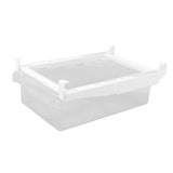 Refrigerator Organizer Bins Extended Handle Spring Lever BPA Free 1 Grid Hanging Fridge Drawer Organizer for Food Fruit Vegetable Box