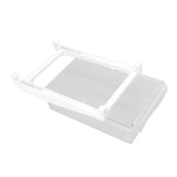 Refrigerator Organizer Bins Extended Handle Spring Lever BPA Free 1 Grid Hanging Fridge Drawer Organizer for Food Fruit Vegetable Box - 45-Degree Angle