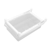 Refrigerator Organizer Bins Extended Handle Spring Lever BPA Free 1 Grid Hanging Fridge Drawer Organizer for Food Fruit Vegetable Box - Close-Up Angle