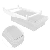 Refrigerator Organizer Bins Extended Handle Spring Lever BPA Free 1 Grid Hanging Fridge Drawer Organizer for Food Fruit Vegetable Box