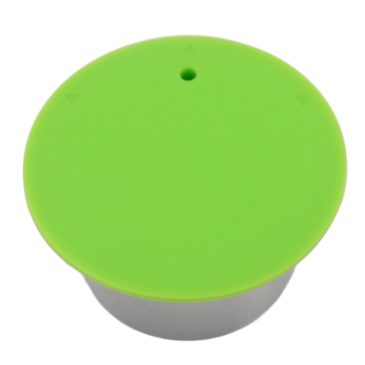 Refillable Coffee Capsule Stainless Steel High Temperature Resistant Reusable Coffe Pod for Home Green