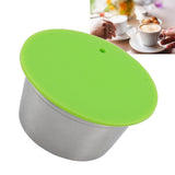 Refillable Coffee Capsule Stainless Steel High Temperature Resistant Reusable Coffe Pod for Home Green - Extra Image