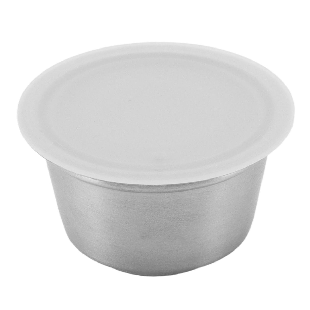 Refillable Coffee Capsule Stainless Steel High Temperature Resistant Reusable Coffe Pod for Home White