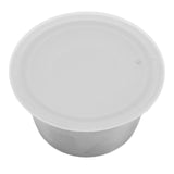 Refillable Coffee Capsule Stainless Steel High Temperature Resistant Reusable Coffe Pod for Home White