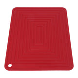 Dish Drying Pad Prevent Slip Flexible Insulated Placemat Silicone Drain Mat for Kitchen B - Front View