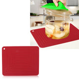Dish Drying Pad Prevent Slip Flexible Insulated Placemat Silicone Drain Mat for Kitchen B