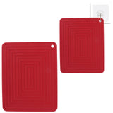 Dish Drying Pad Prevent Slip Flexible Insulated Placemat Silicone Drain Mat for Kitchen B