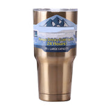 Insulated Tumbler 30oz Drink Cup Stainless Steel with Lid for Sports Camping Picnic Gold