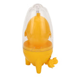 Egg Scrambler Manual Puller Portable Egg Yolk White Mixer with Silicone Pad for Golden Egg Making Yellow - Close-Up Angle