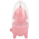 Egg Spinners Perfect Protection Food Grade Silicone Pad Mix Egg White Yolk Simple Operation Egg Shaker for Household Pink