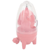 Egg Spinners Perfect Protection Food Grade Silicone Pad Mix Egg White Yolk Simple Operation Egg Shaker for Household Pink