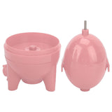 Egg Spinners Perfect Protection Food Grade Silicone Pad Mix Egg White Yolk Simple Operation Egg Shaker for Household Pink
