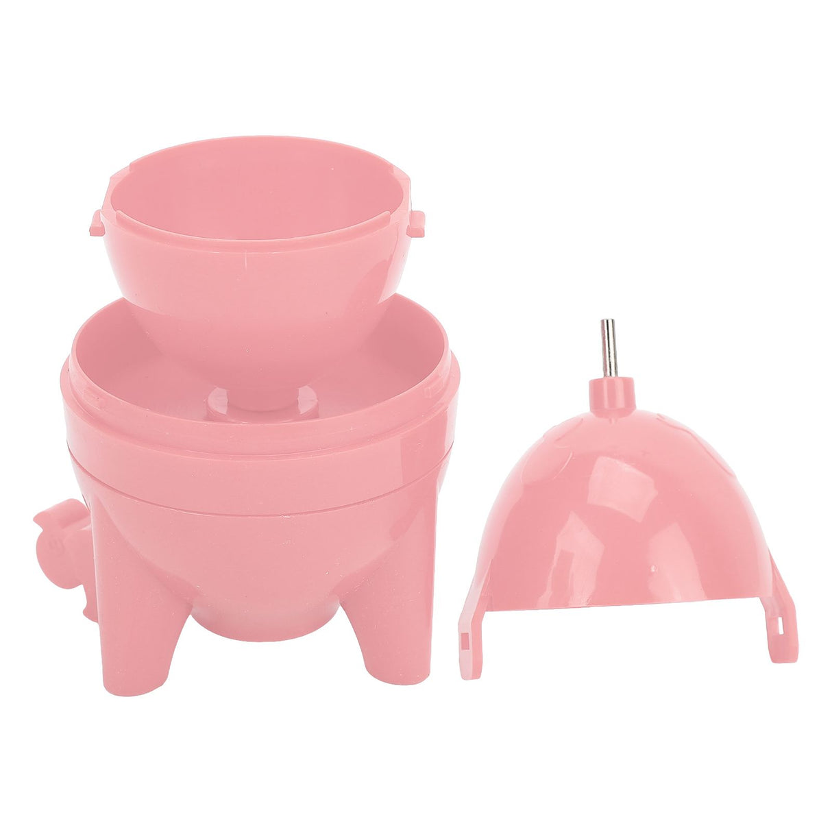 Egg Spinners Perfect Protection Food Grade Silicone Pad Mix Egg White Yolk Simple Operation Egg Shaker for Household Pink