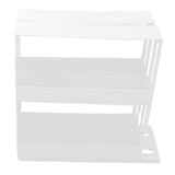 Sliding Spice Rack Slidable Design 2 Tiers Large Capacity Nonslip Bottom Widely Used Rotating Spice Rack