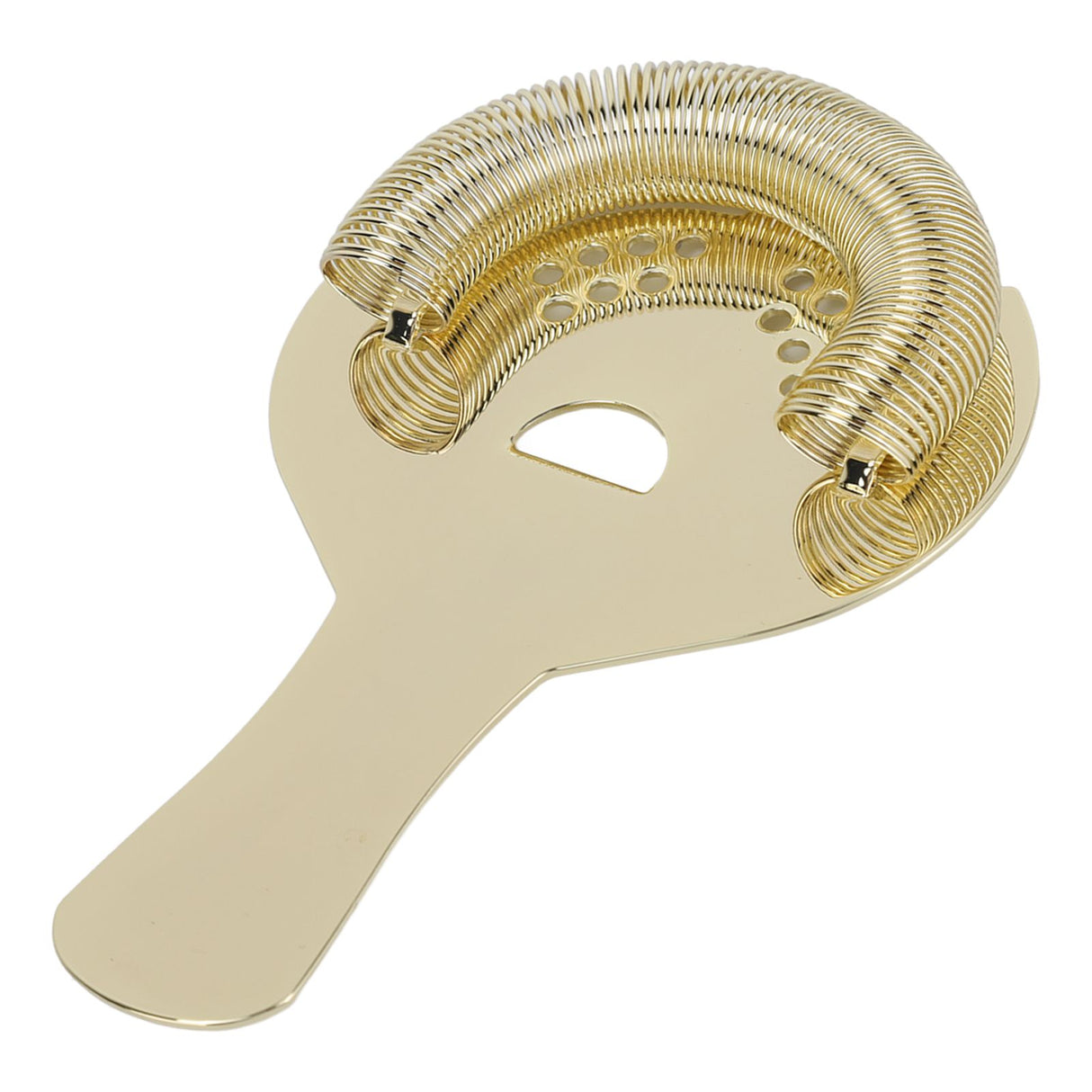 Cocktail Strainer Fine Filter Rust Proof Stainless Steel Portable Professional Bar Strainer for Home Party Bars Gold