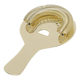 Cocktail Strainer Fine Filter Rust Proof Stainless Steel Portable Professional Bar Strainer for Home Party Bars Gold - Side View