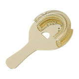 Cocktail Strainer Fine Filter Rust Proof Stainless Steel Portable Professional Bar Strainer for Home Party Bars Gold